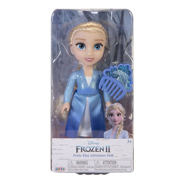 Frozen Boneca Elsa com Vestido Azul Mini Princesas 15cm - Imagem 1