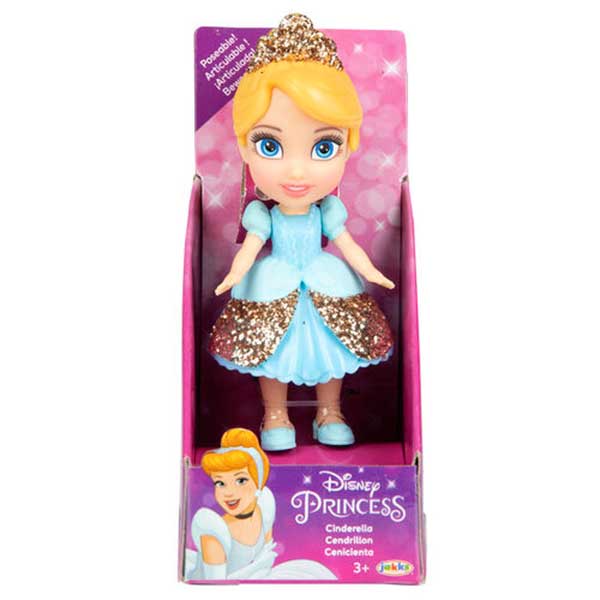 Disney Boneca Mini Princesa 8cm - Imagem 2