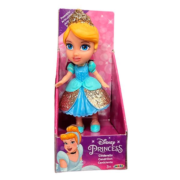 Disney Mini Princesa Cinderela Azul 7 cm - Imagem 1