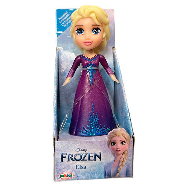 Frozen Mini Princesa Elsa Vestido Lila Purpurina 7 cm - Imagen 1