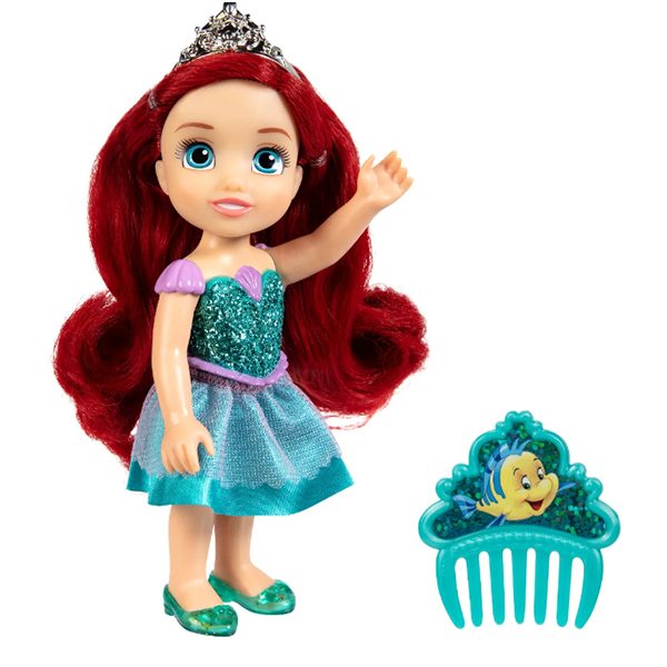 Disney Boneca Ariel Mini Princesa 15cm - Imagem 1
