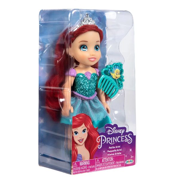 Disney Muñeca Ariel Mini Princesas 15cm - Imatge 1