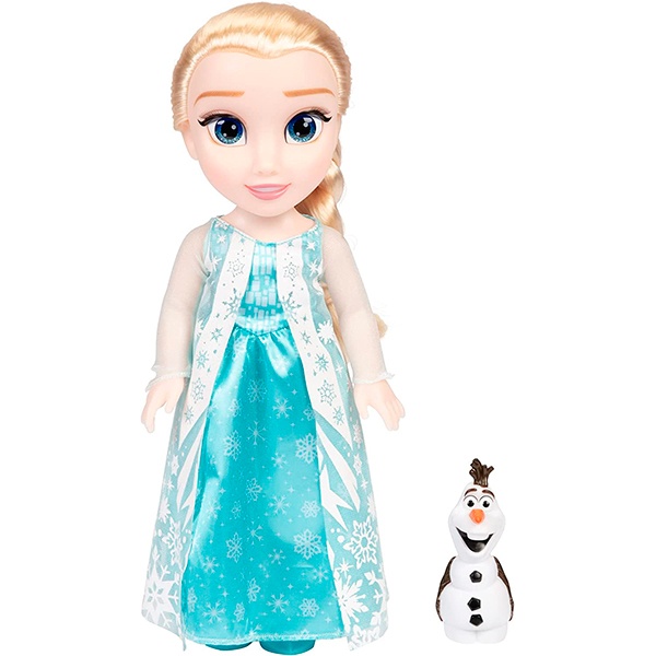 Frozen Boneca Musical Elsa e Olaf 35cm - Imagem 1