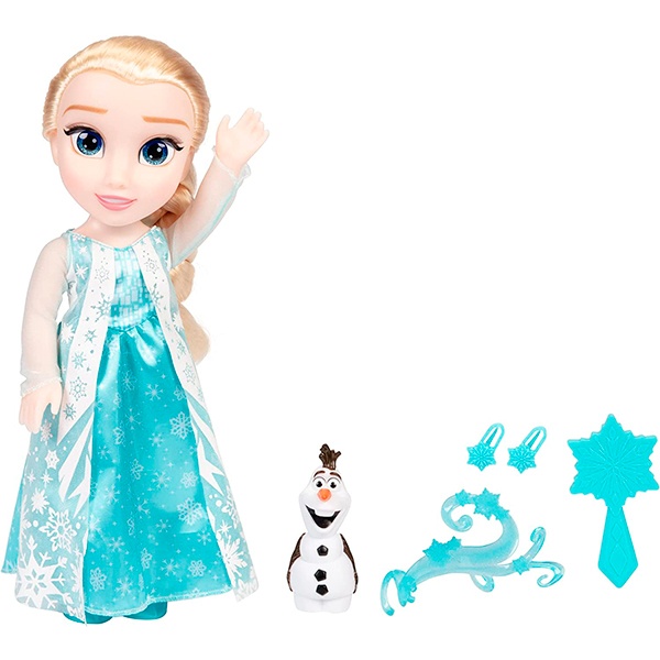 Frozen Muñeca Musical Elsa y Olaf 35cm - Imagen 1