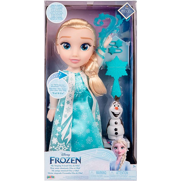 Frozen Boneca Musical Elsa e Olaf 35cm - Imagem 3