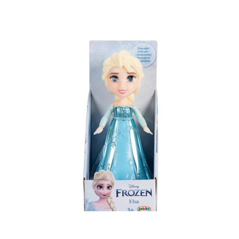 Frozen Mini Boneca Disney Elsa Vestido Azul - Imagem 1