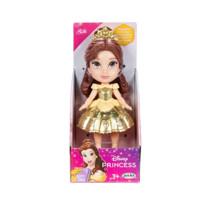 Disney Mini Muñeca Bella Vestido Amarillo - Imagen 1