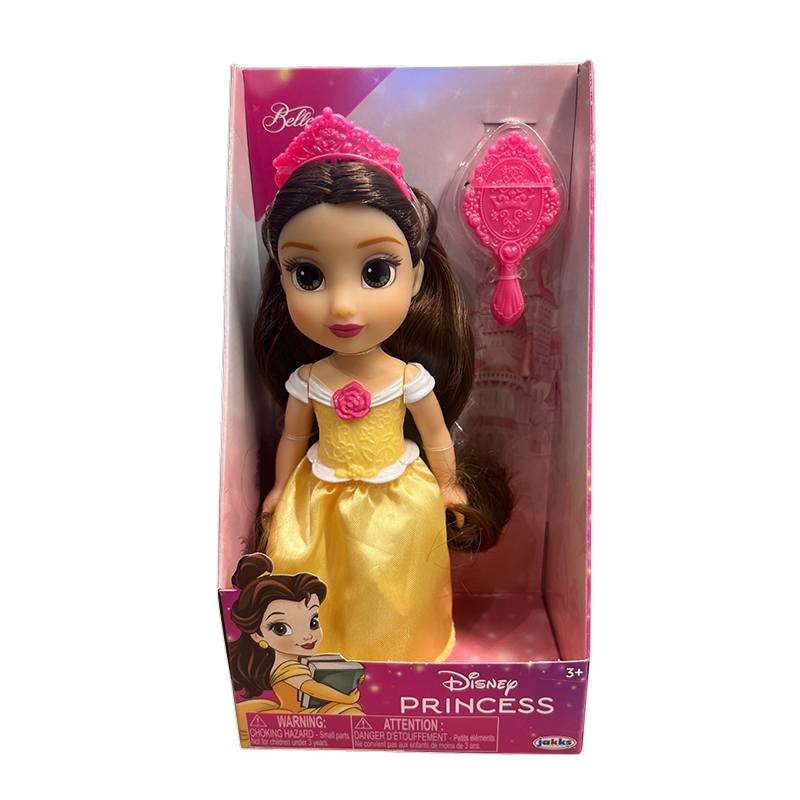 Disney Princess Boneca Bela 15cm com Escova