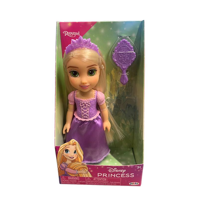 Disney Princess Boneca Rapunzel 15cm com Escova