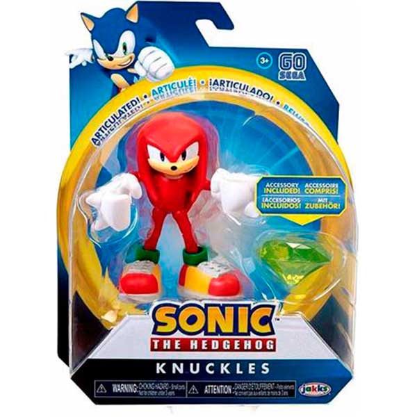 Sonic Figura Articulada Knuckes 10cm - Imagen 1
