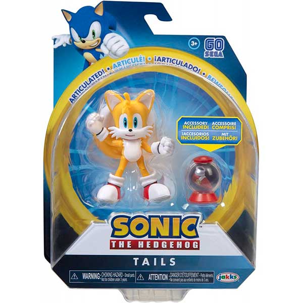 Sonic Figura Articulada Tails 10cm - Imatge 1
