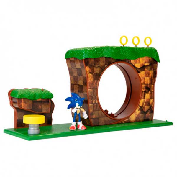Sonic Playset Zona de la Colina Verde - Imagen 1