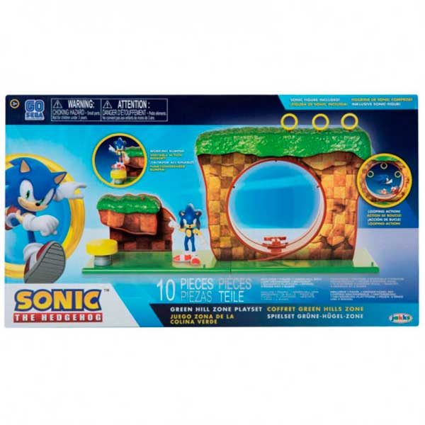 Sonic Playset Zona de la Colina Verde - Imagen 2