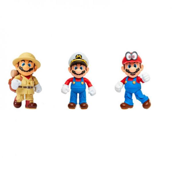 Super Mario Pack 3 Figuras 10cm - Imagem 1
