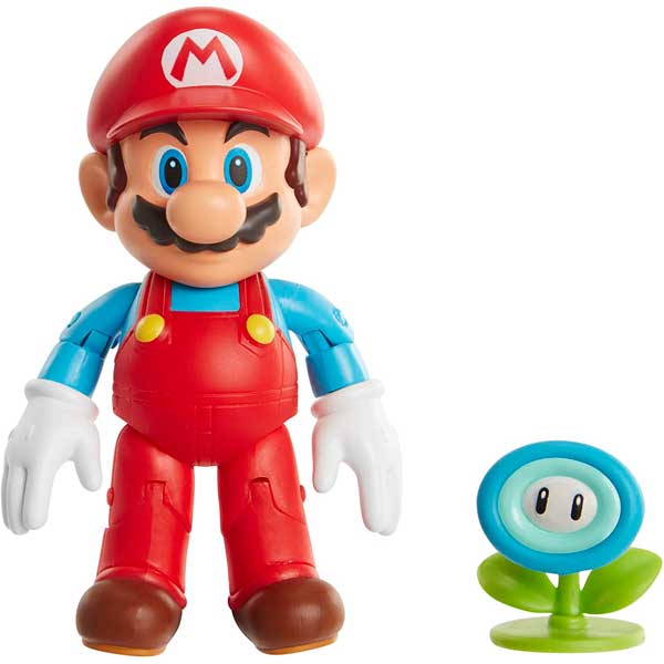 Super Mario Figura Ice Mario 10cm - Imagem 1