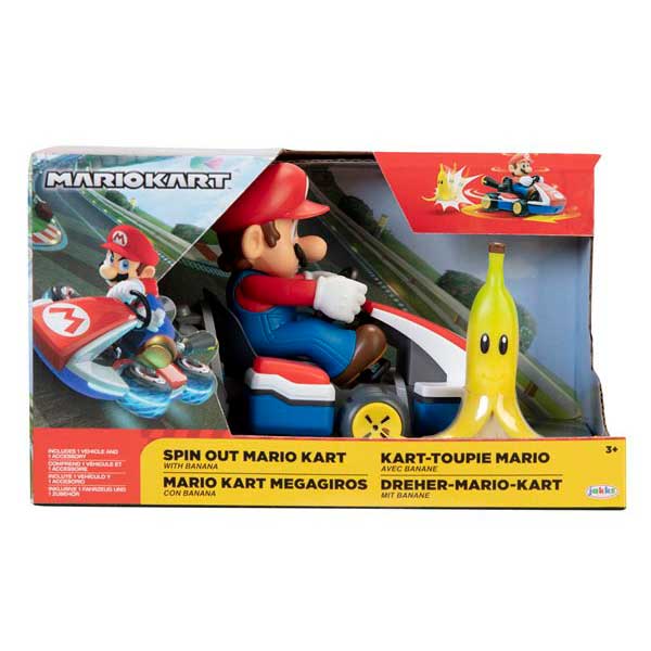 Mario Kart Mega Twists com Banana 13cm - Imagem 1