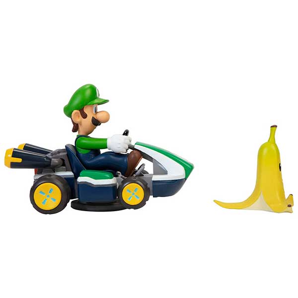 Mario Kart Luigi Megagiros con Banana 13cm - Imatge 1