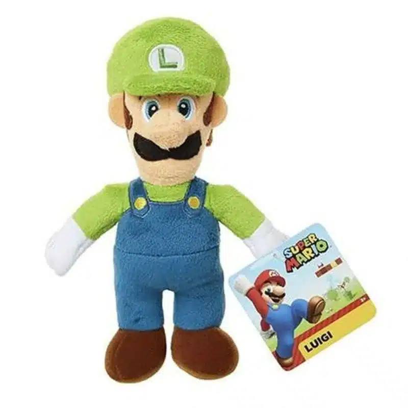 Super Mario Bros Peluche Luigi 25cm
