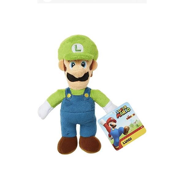 SUPER MARIO Peluche Cat Luigi - Giocattolo Da Collezione Ufficiale, Morbido, Verde, Taglia Unica, 83396