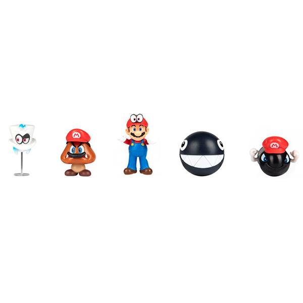 Super Mario Pack 5 Figuras 6cm - Imagen 1