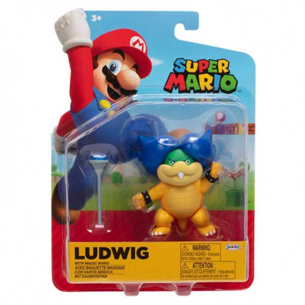 Super Mario Figura Ludwig 10cm - Imagem 1