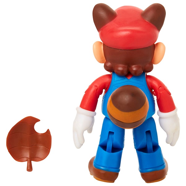 Super Mario Figura Mario Raccoon 10cm - Imagem 1