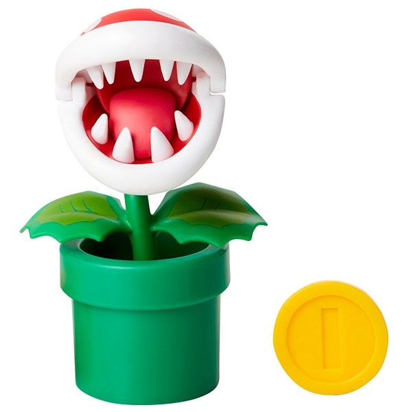 Super Mario Figura Planta Piraña 10cm - Imagen 1