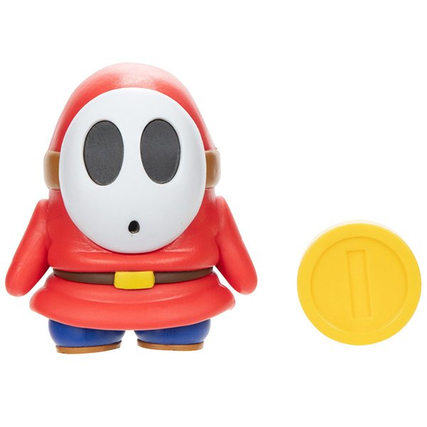 Super Mario Figura Shy Guy 10cm - Imagem 1
