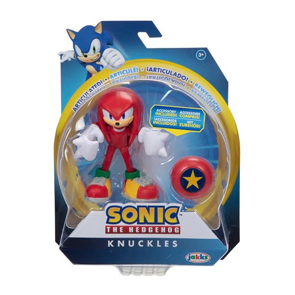 Sonic Figura Knuckles Articulado 10cm - Imagem 1
