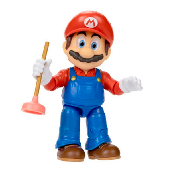 Super Mario Figura Mario Deluxe Movie 13cm - Imagem 1