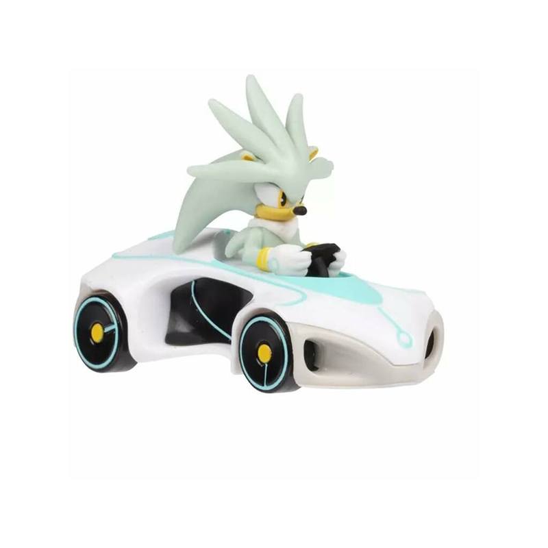 Sonic Veículo Silver 1:64 Diecast