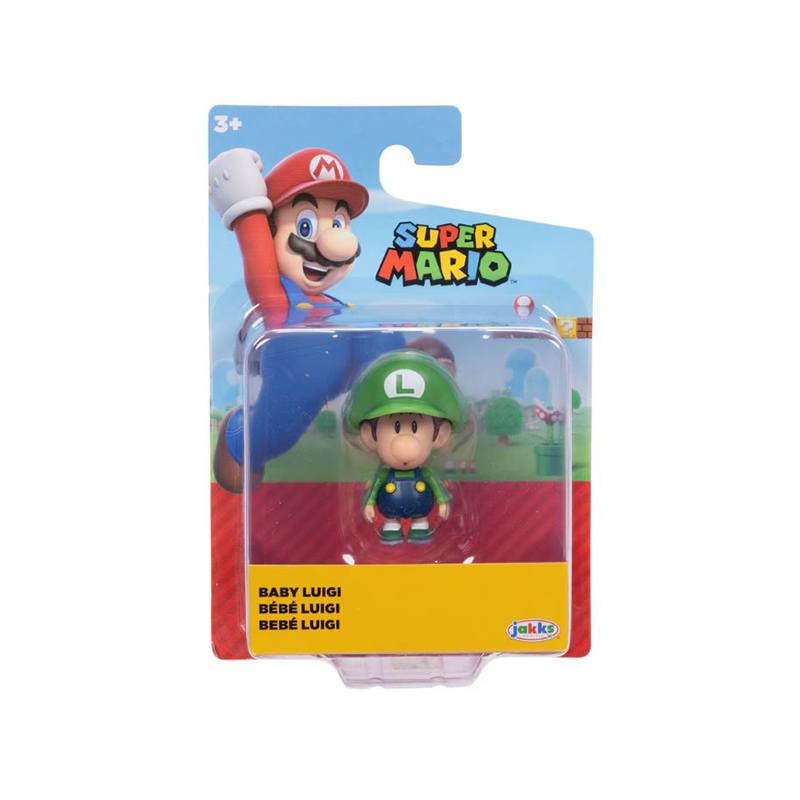 Super Mario Figura Bebé Luigi 6 cm - Imagen 1