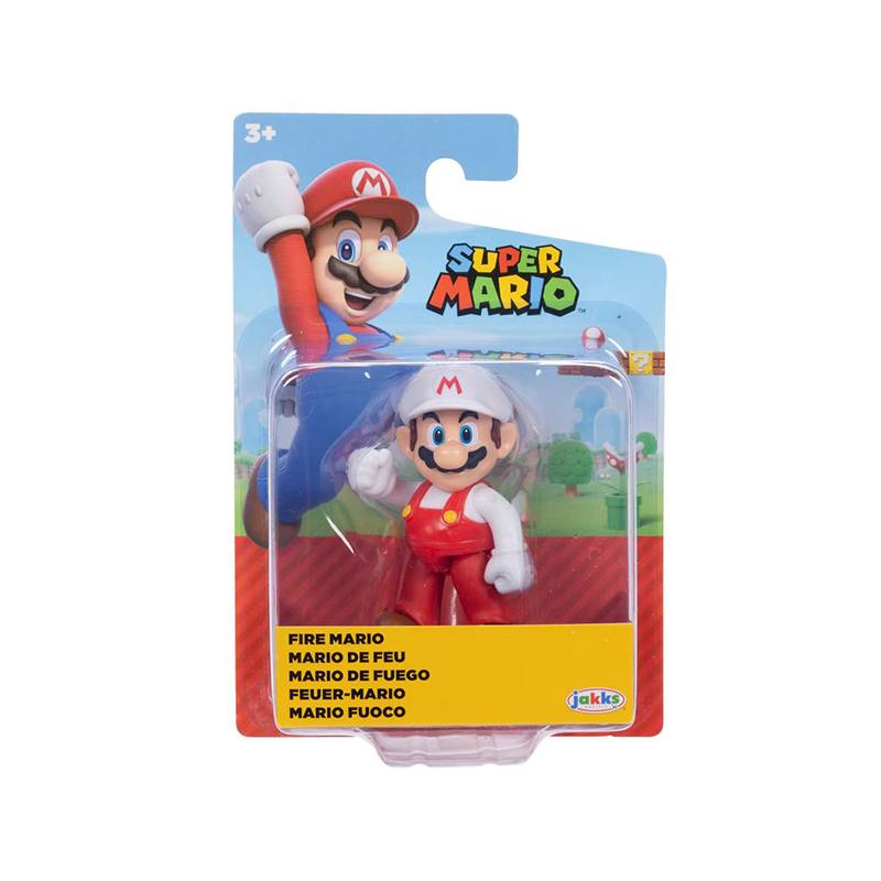 Super Mario Figura Mario Fuego 6 cm - Imagen 1