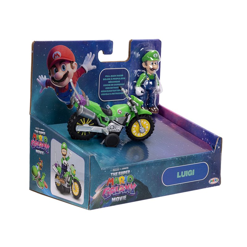 Super Mario Galaxy Moto con Figura Luigi - Imagen 1
