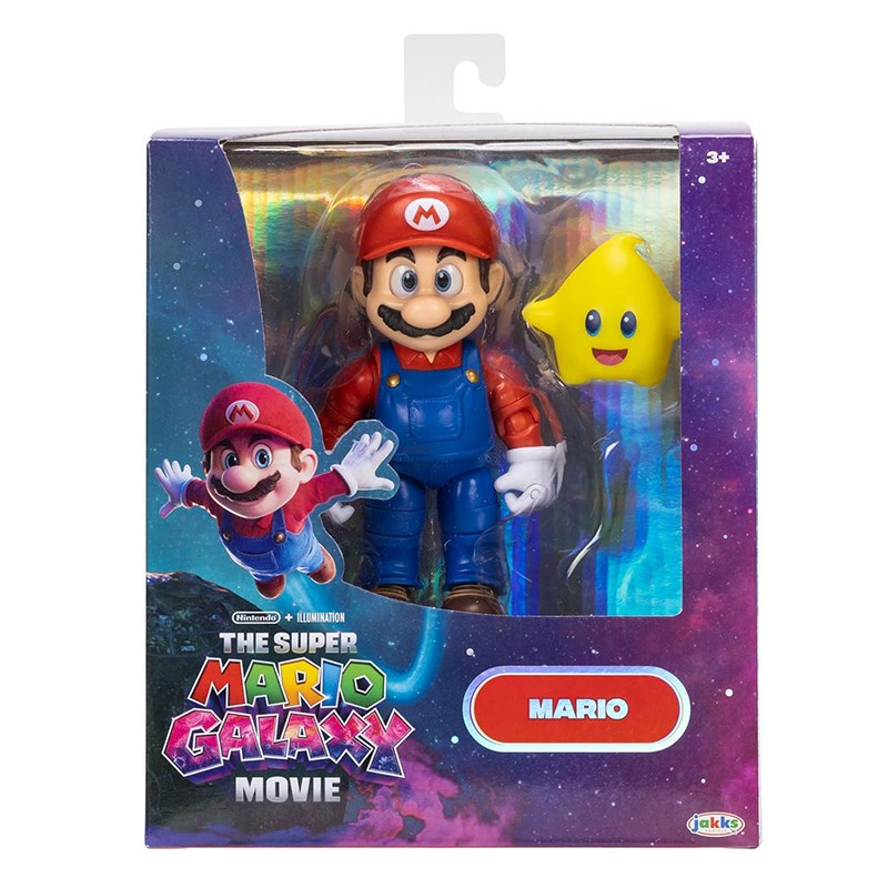 Super Mario Galaxy Movie Figura Mario 13cm - Imagen 1