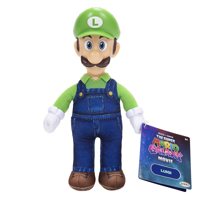 Super Mario Galaxy Peluche Luigi 23cm - Imagen 1