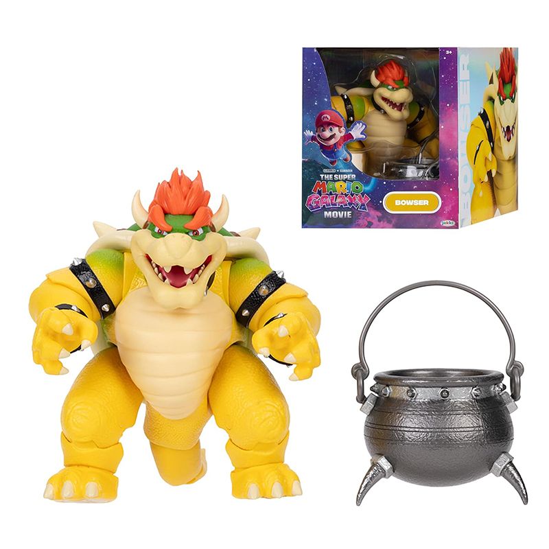 Super Mario Galaxy Figura Bowser con Caldero