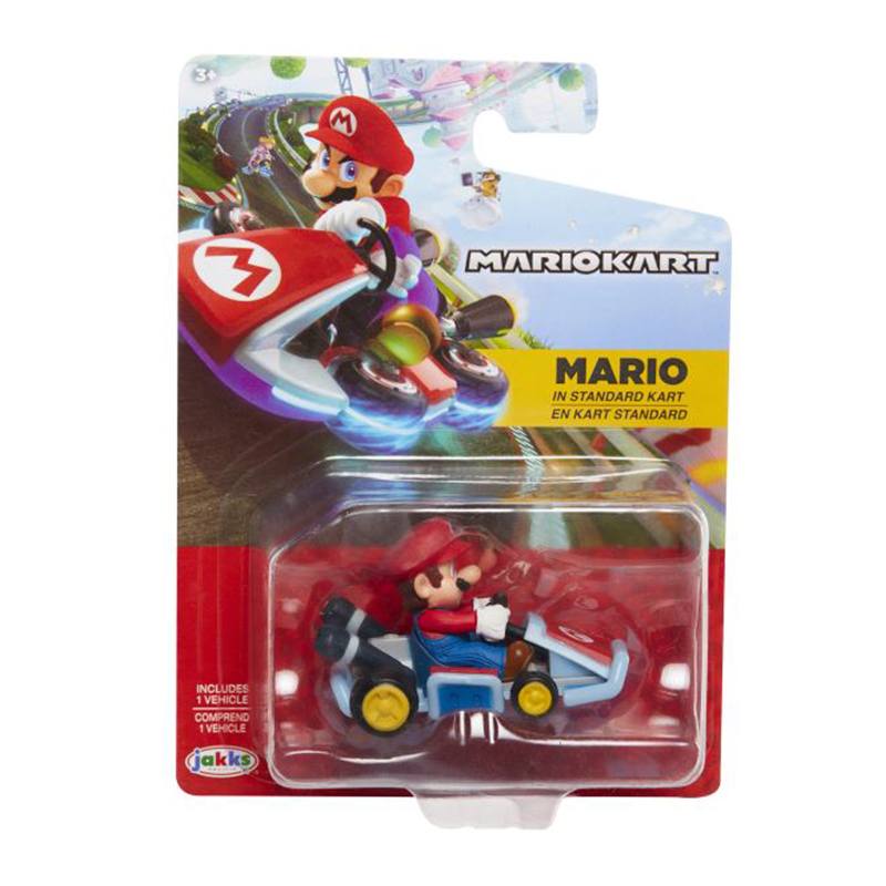 Super Mario Kart Veículo Mario com Kart - Imagem 1