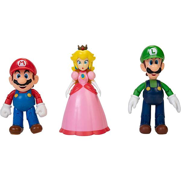 KIT 6 FIGURAS MARIO BROS 4 A 7 CM SERIE 1