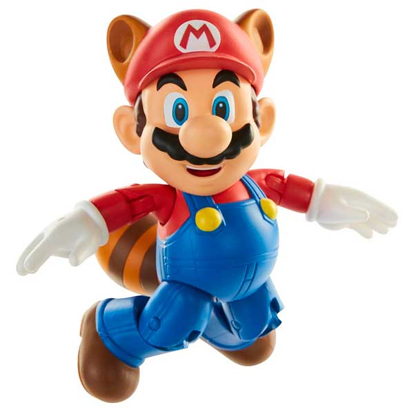 Super Mario Figura Mario Mapache 10cm - Imagen 2