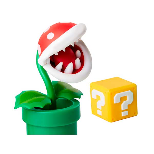Super Mario Figura Planta Piraña 10cm - Imatge 1