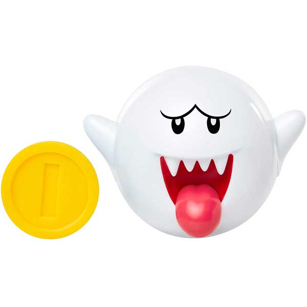 Super Mario Figura Boo 10cm - Imagem 1