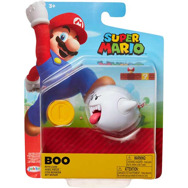 Super Mario Figura Boo 10cm - Imagem 2