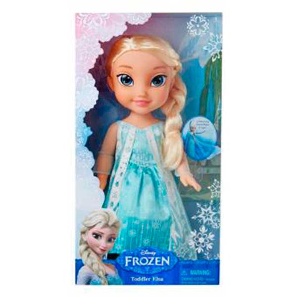 Muñeca Elsa Frozen Capa Glitter 35cm - Imagen 2