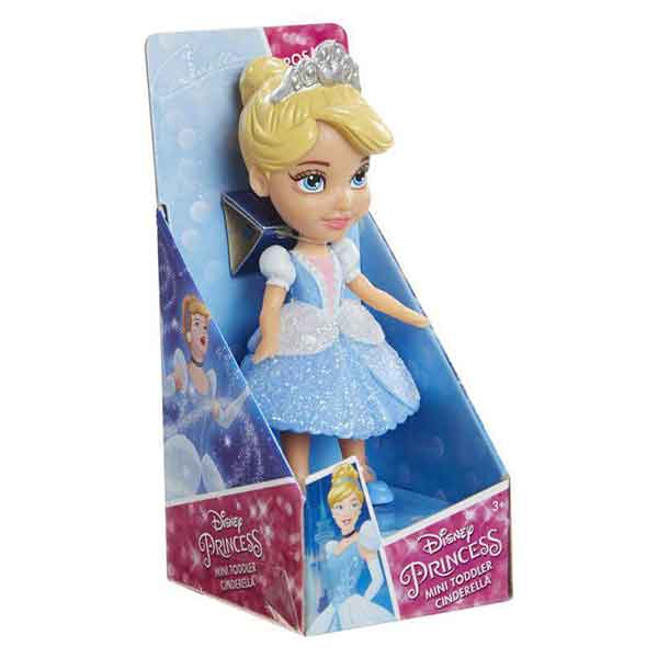 Disney Boneca Mini Princesa Cinderela 8cm - Imagem 1