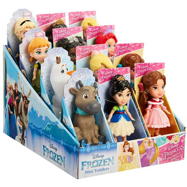 Disney Boneca Mini Princesa Disney-Frozen 8cm - Imagem 1