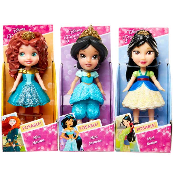 Mini Muñeca Princesas Disney-Frozen 8cm - Imagen 2