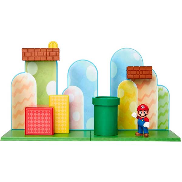 Super Mario Playset Acorn Plains - Imagem 1