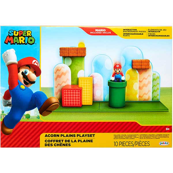 Super Mario Playset Acorn Plains - Imagem 1