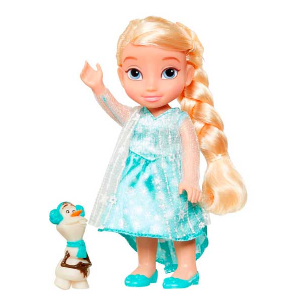 Muñeca Elsa con Olaf Frozen 15cm - Imagen 1